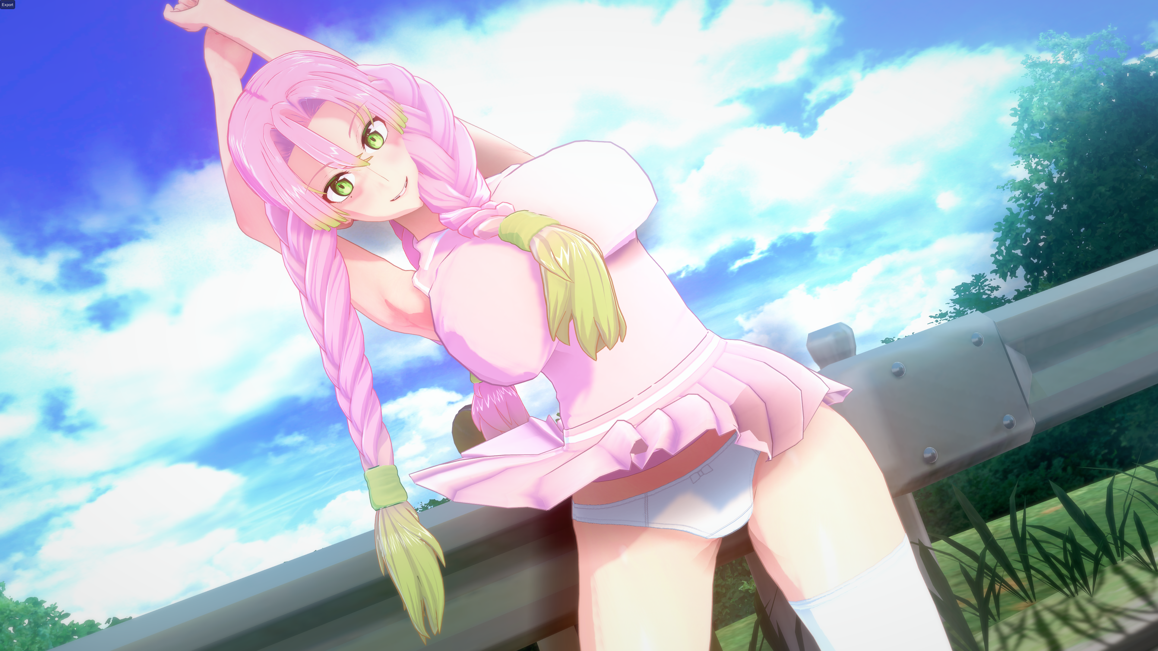 Koikatsu mitsuri in gym uniform