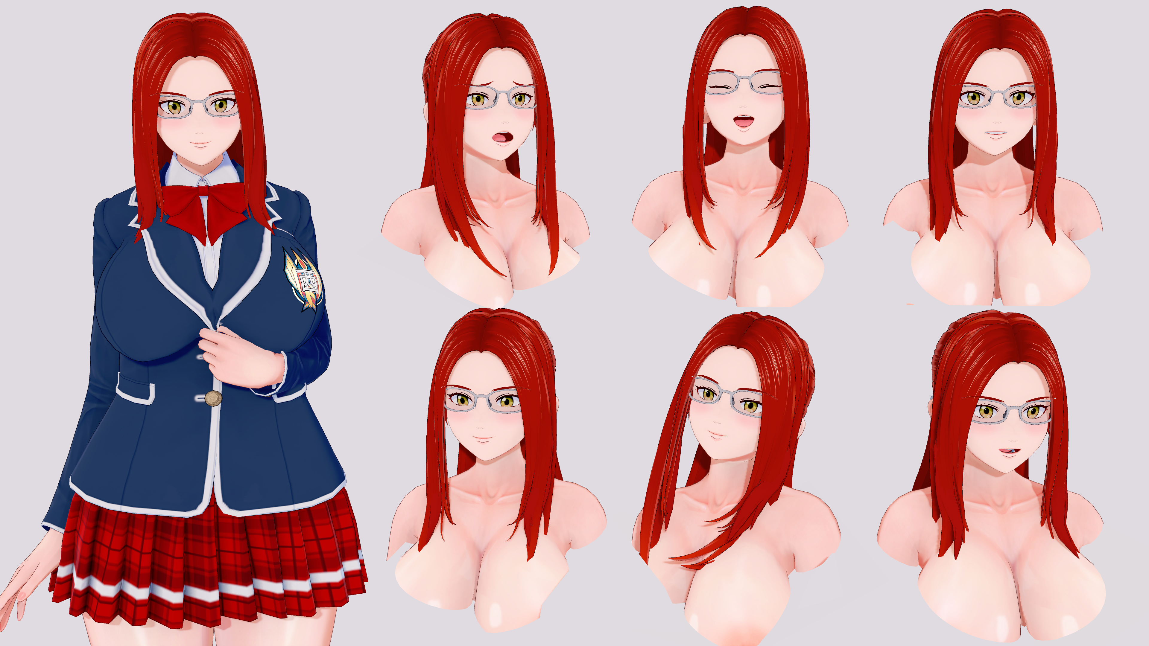 Koikatsu Carmelia lora 2.5 expressions shows
