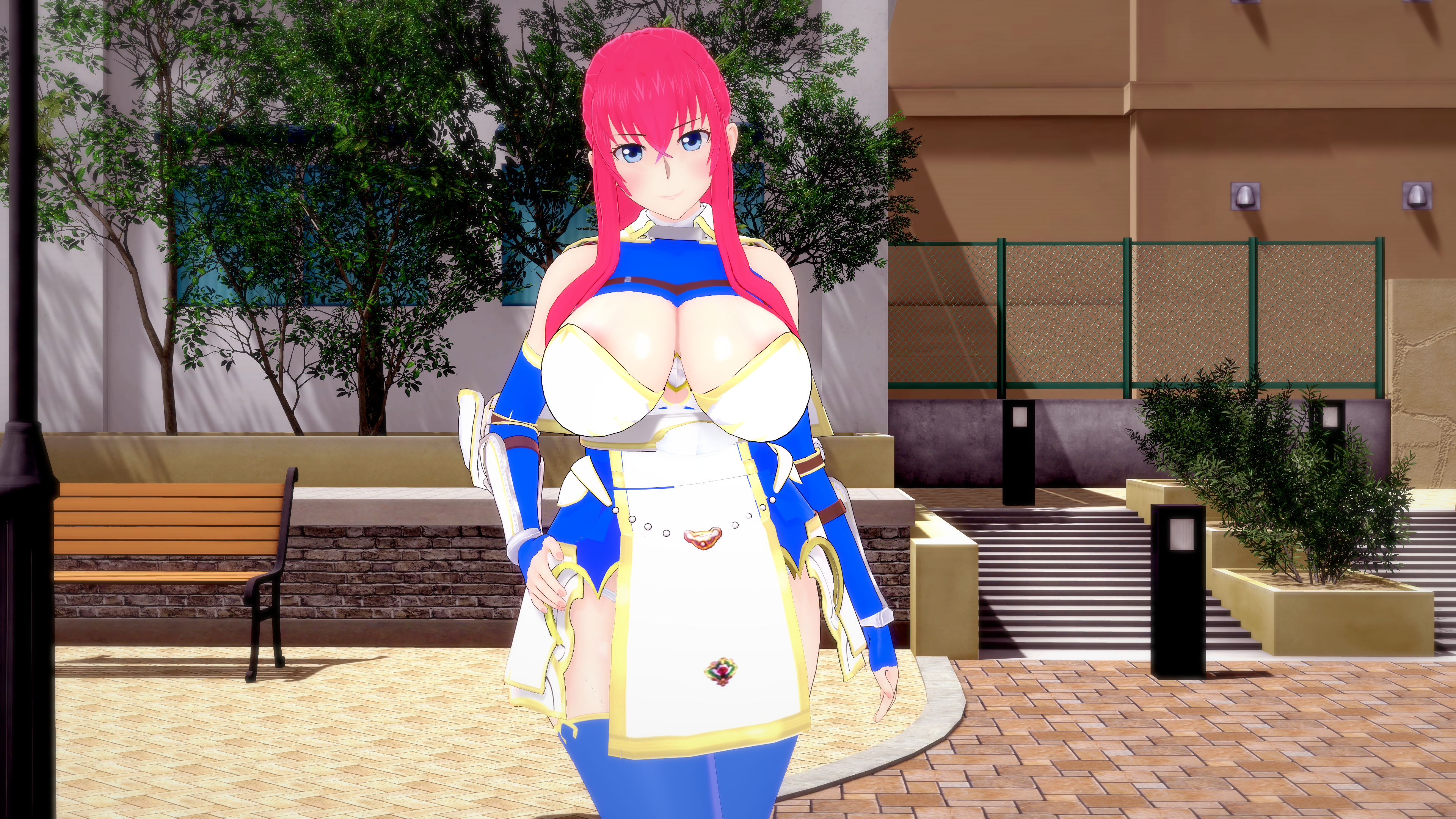 Koikatsu angelica on knight suit