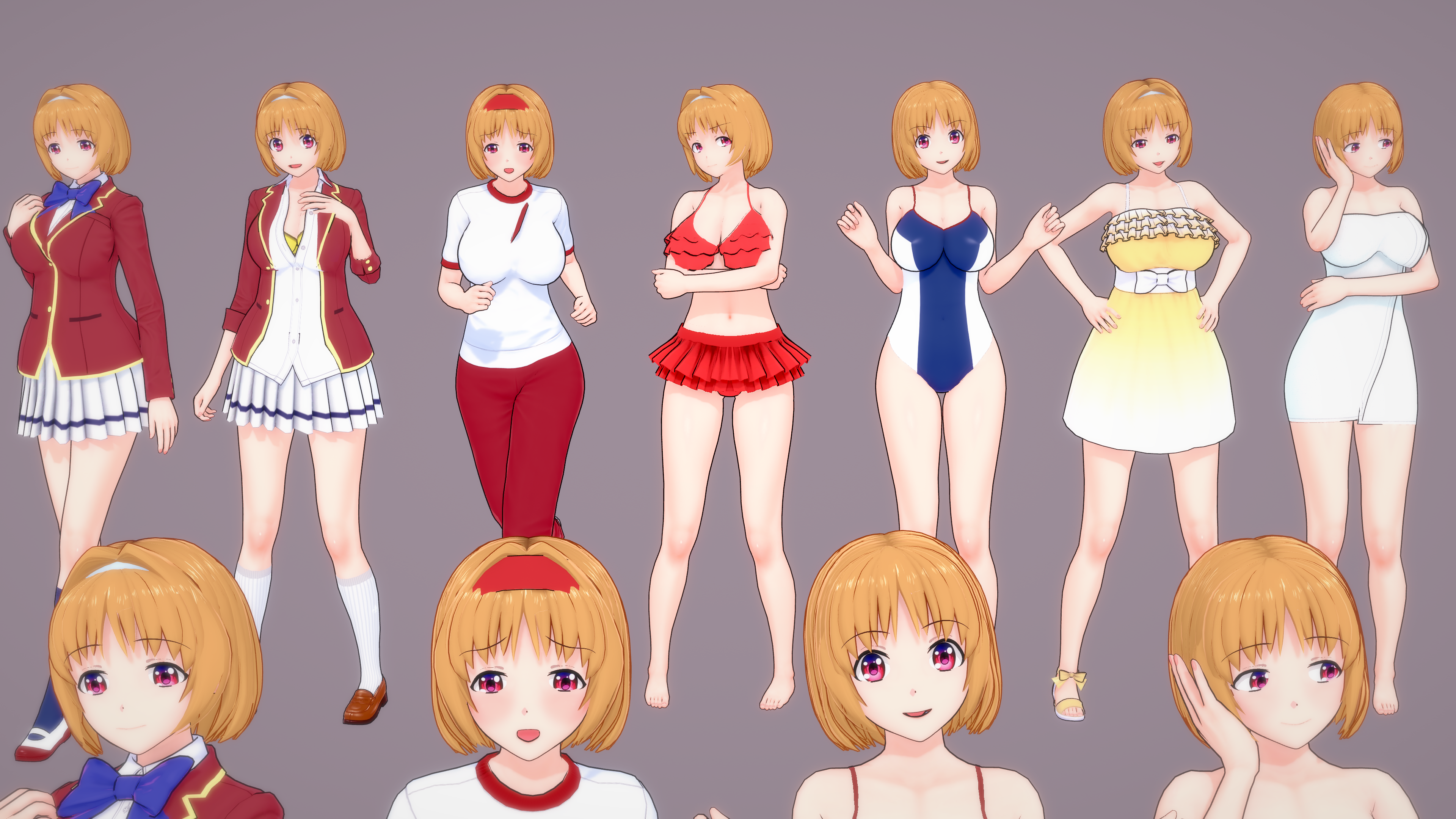Koikatsu kykio kushida clothes show