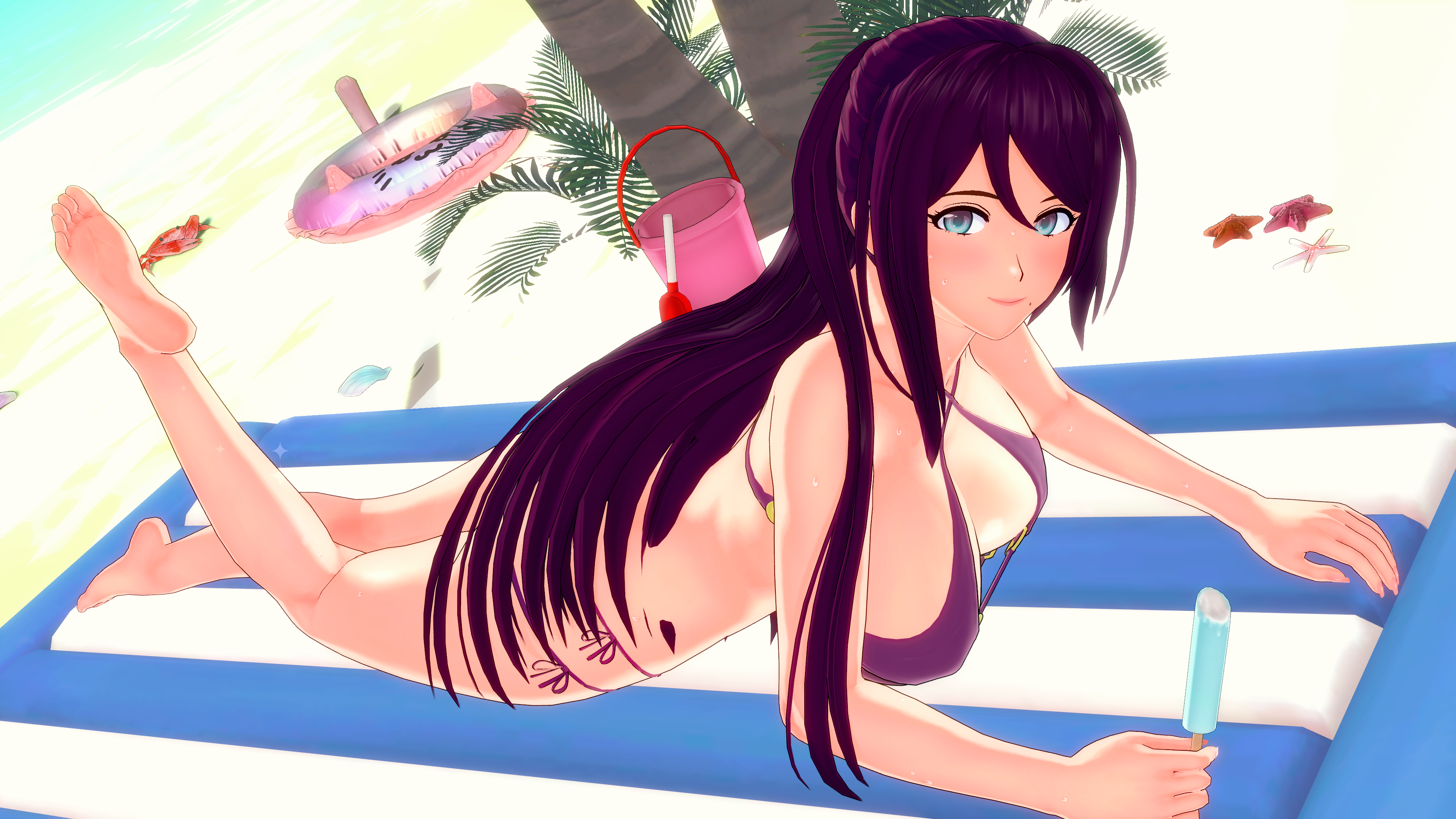 Koikatsu Maeda kyoko on beach