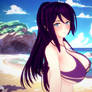 Koikatsu Maeda kyoko on beach - free scene 2