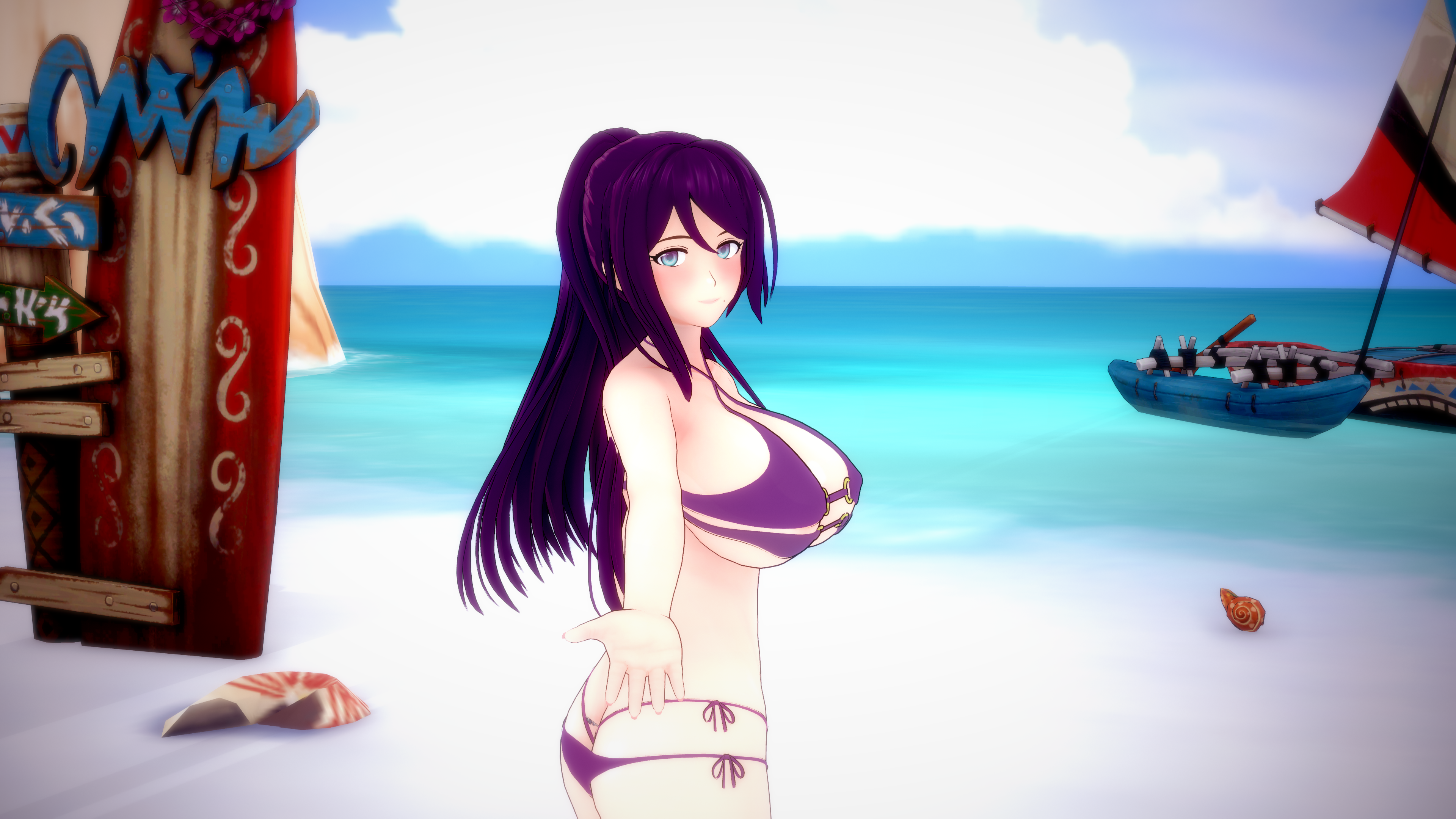 Koikatsu Maeda kyoko on beach variant
