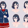 Koikatsu blue princess's expressions