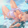 Koikatsu laruna in the pool