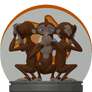 Blender Suzanne - 3 monkey