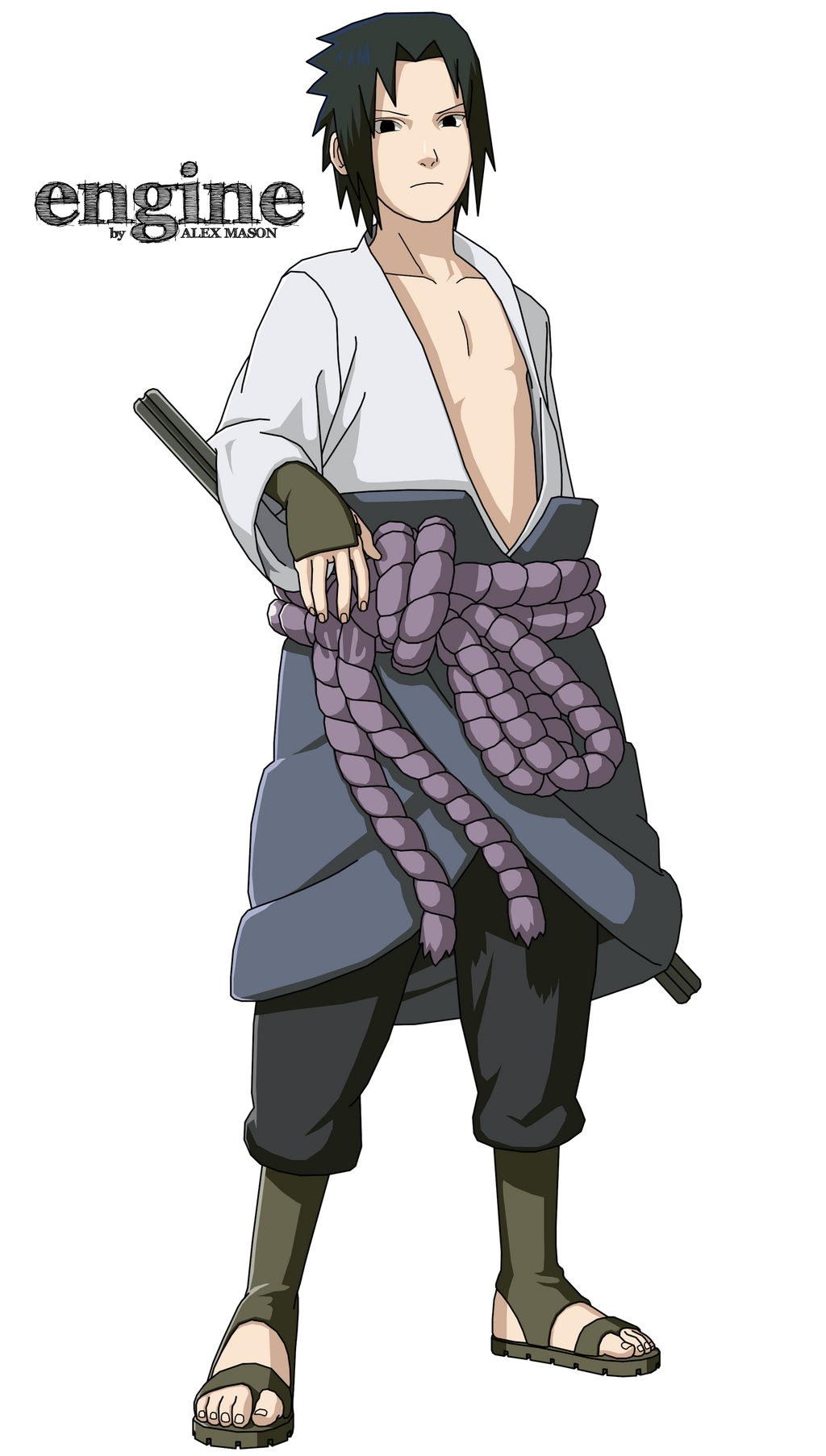 Uchiha Sasuke by Apostoll on deviantART
