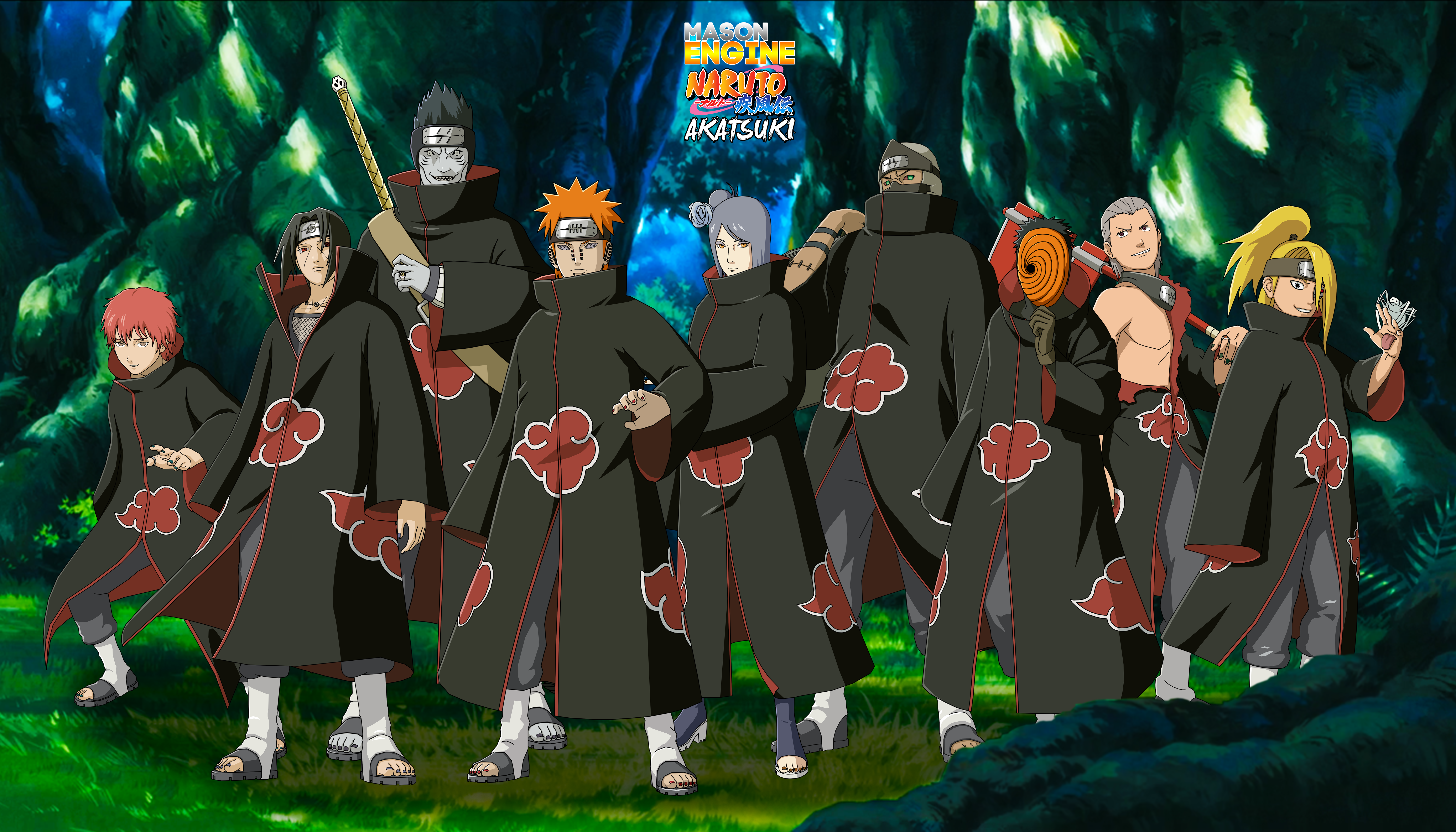 naruto as akatsuki