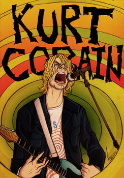 Sketch of Kurt Cobain - By Kyle Butler