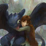 Toothless and Hiccup