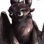 Toothless Watercolour... again