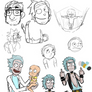 Rick and Morty Sketch Dump