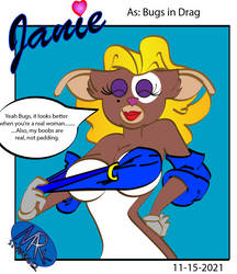 Janie as Bugs in Drag v. 2 by moshomania1
