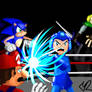 Megaman in Smash Bros