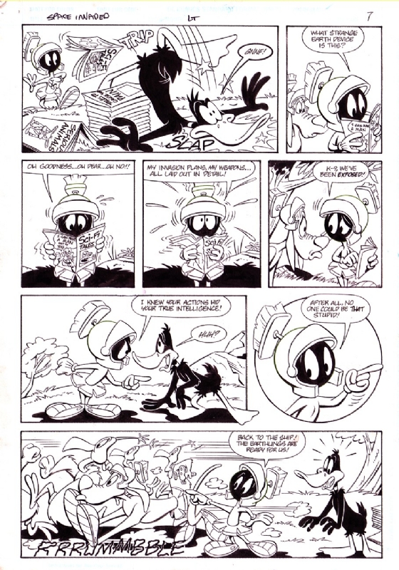 A marvin the martian comic