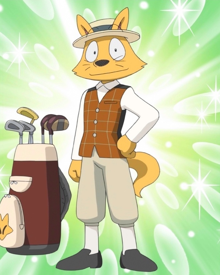 Zorori playing golf