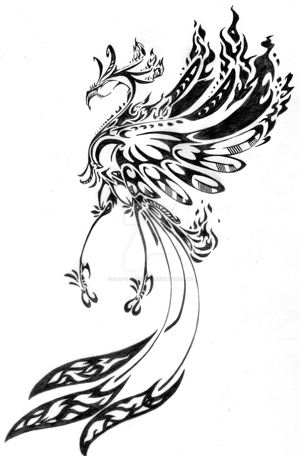 Phoenix Tattoo Design