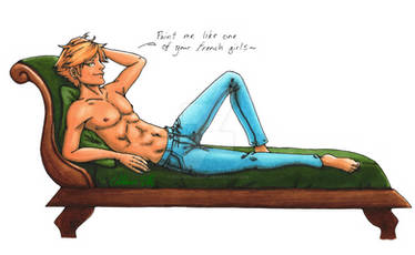 Like One of Your French Girls Page 1 Colored