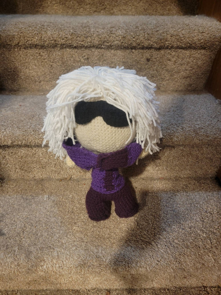 Crochet JJK Gojo by starrynightlilly on DeviantArt