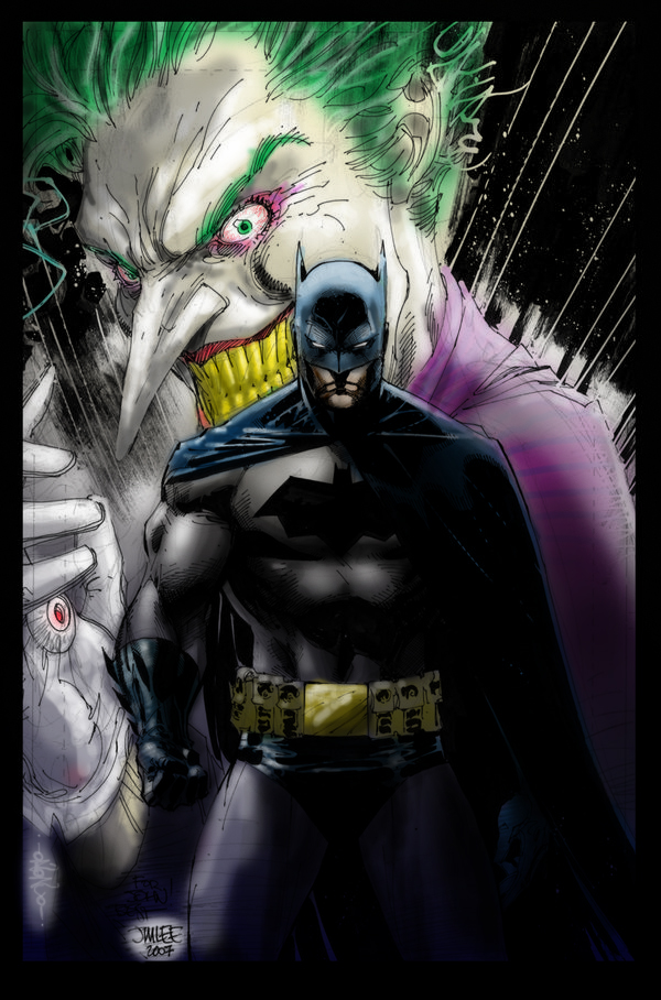 Joker vs. Batman by hairlessmonkee on DeviantArt