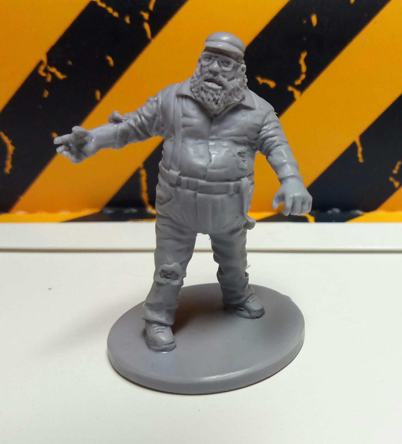 George R. R. Martin zombie miniature by ChiefFly on DeviantArt