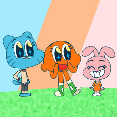 Gumball and Darwin's Render by Evilasio2 on DeviantArt
