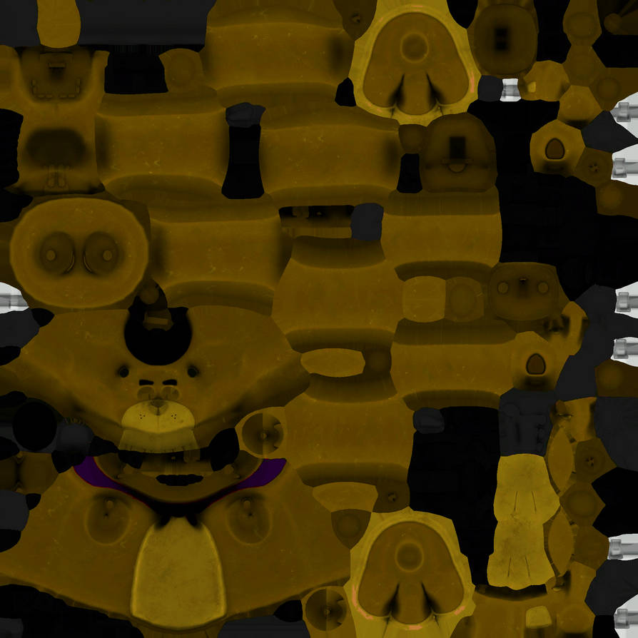Fredbear fnaf ar Golden Freddy texture (SpeedEdit) by GameIAN361 on ...