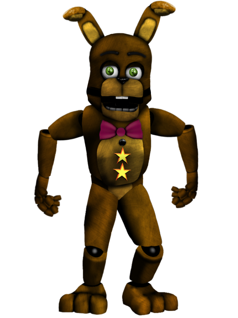 Spring Bonnie fnaf ar Spring Animatronics png by GameIAN361 on DeviantArt