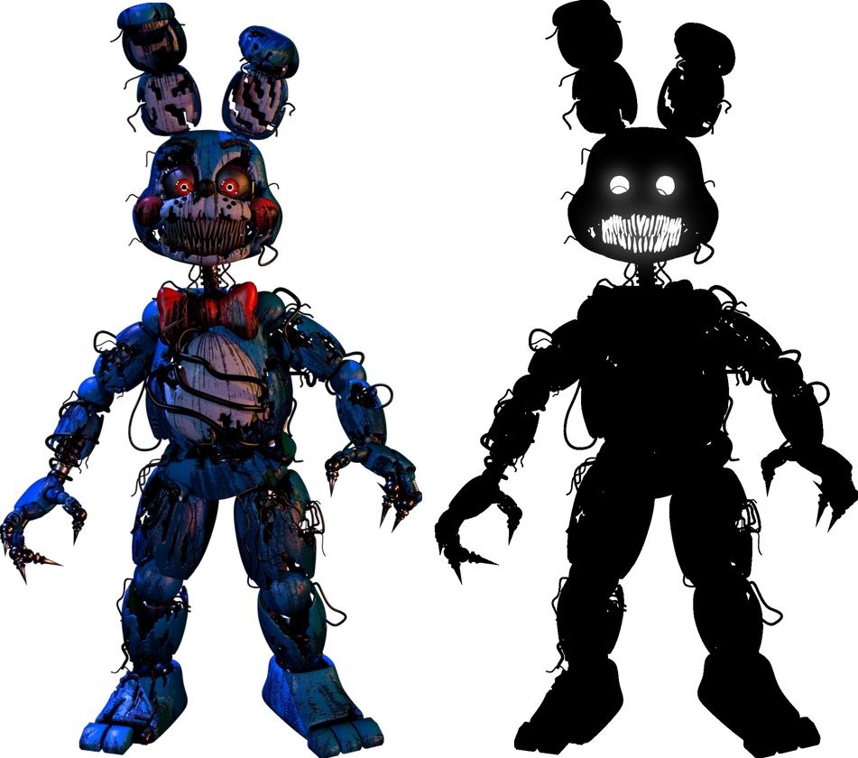 Nightmare Toy Bonnie And Nightmare Shadow Bonnie By GameIAN361 On nightmare-toy-bonnie-and-nightmare-shadow-bonnie-by-gameian361-on