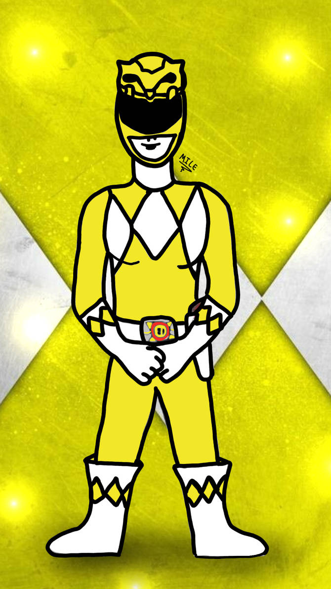 Yellow Ranger Backside Yellow Ranger by RamileGodon on DeviantArt