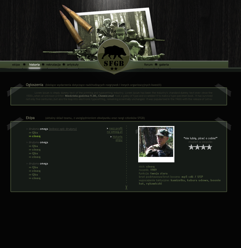 Web Layout no 23 by c3Q on DeviantArt