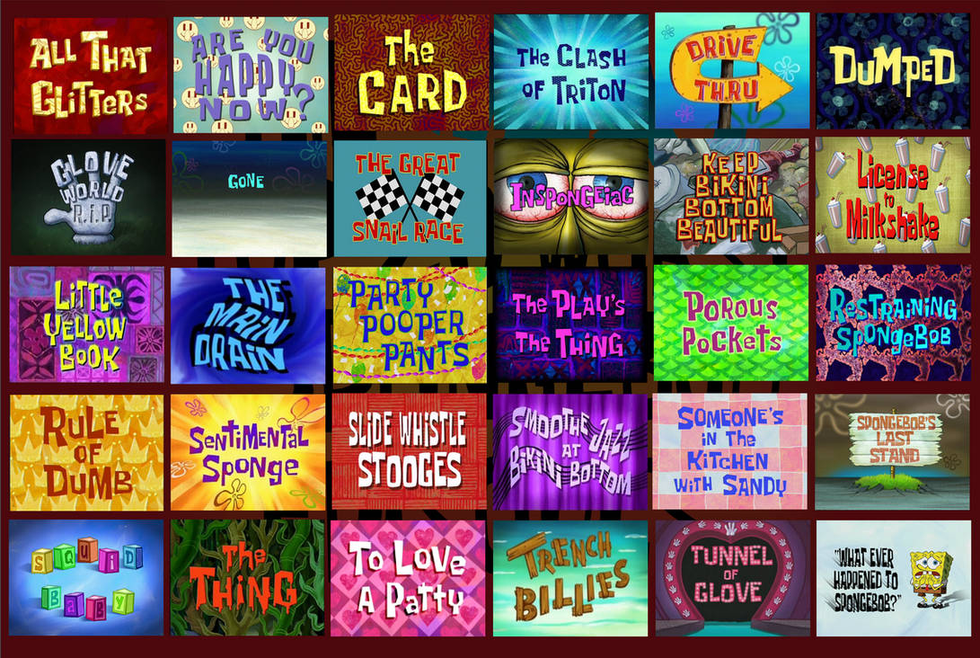 Next 20 Worst Spongebob Episodes Voting Closed By Blumoontoons On
