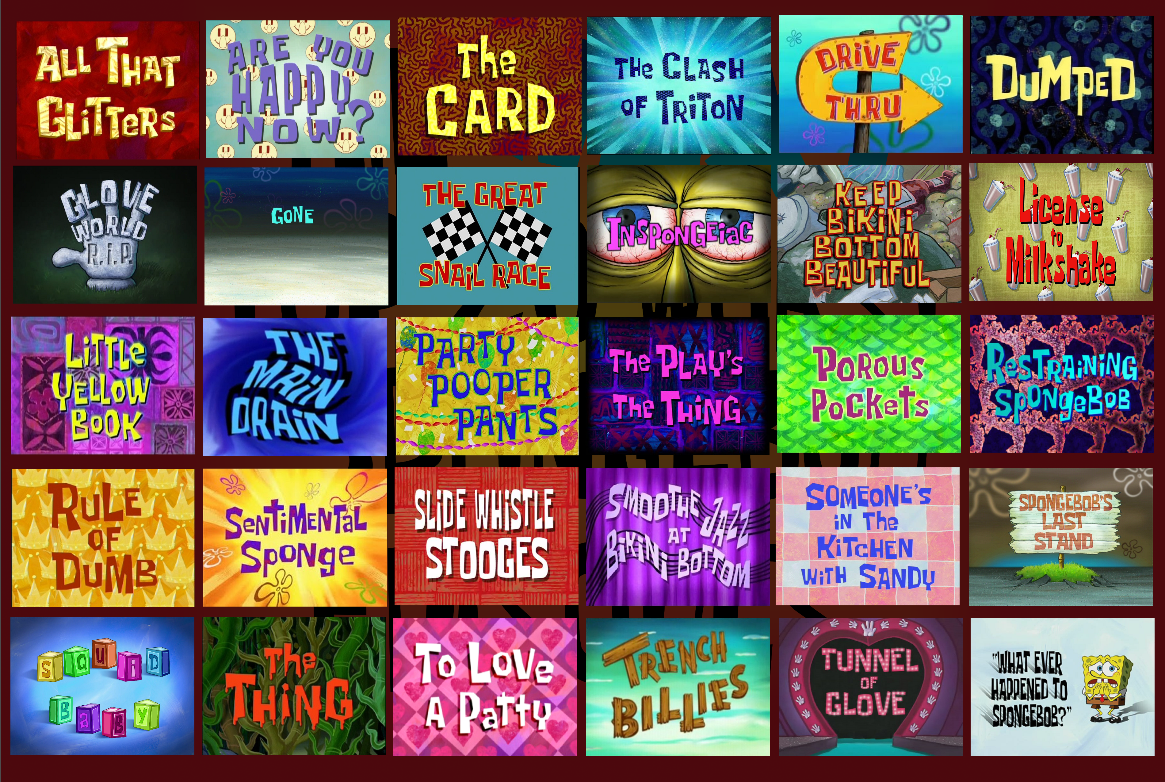 NEXT 20 Worst Spongebob Episodes [Voting Closed] by BluMoonToons on