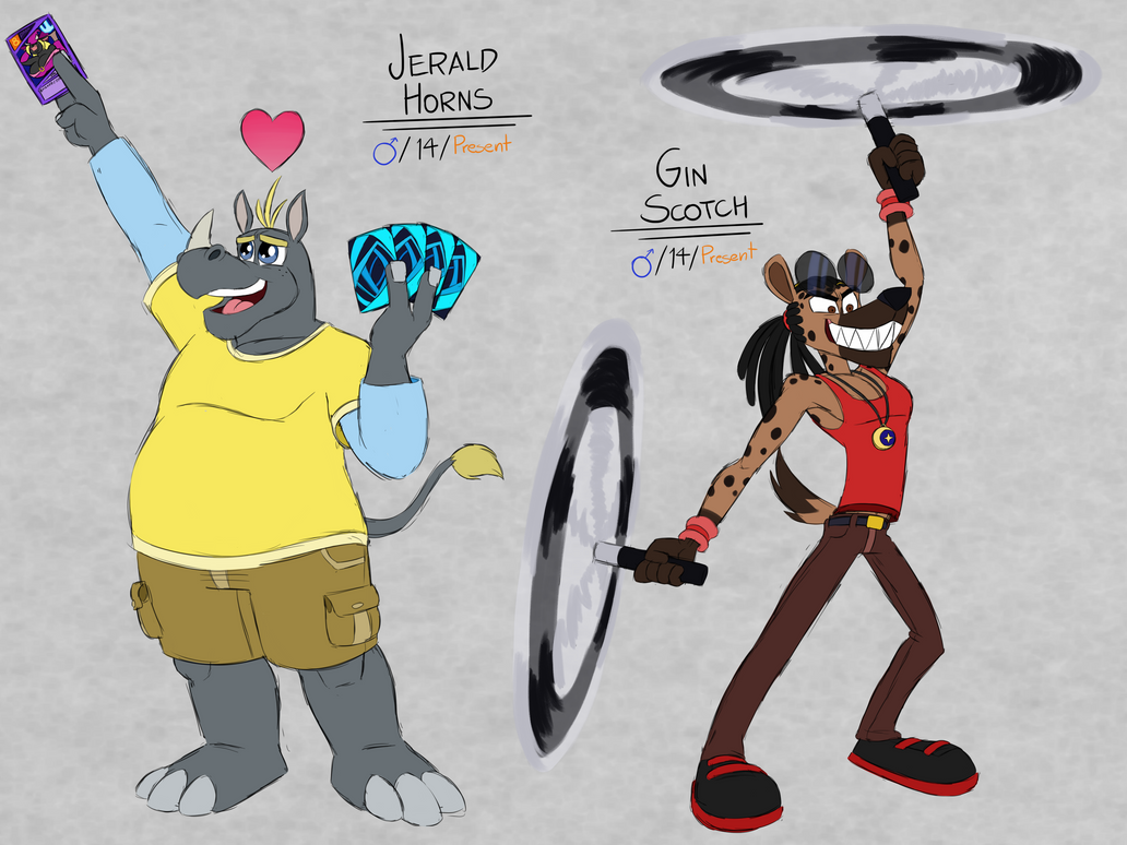 Deviantart Project Timeless Project Timeless Cast (???): Jerald and Gin by BluMoonToons on DeviantArt