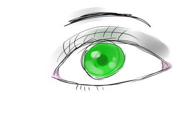 i dont know why i like drawing eyes..