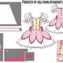 Madoka Kaname ~Magical Dress~ Cosplay Design Draft