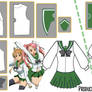HSOTD Uniform Cosplay Pattern Draft