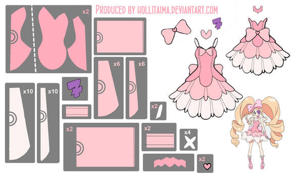 Nui Harime Cosplay Pattern Draft