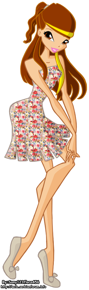 Winx Sandra-New flower dress