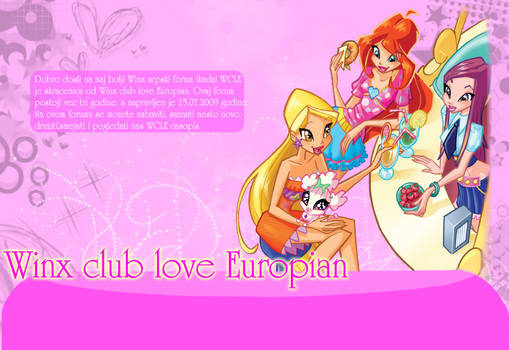 Winx club love Europian Header