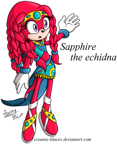 Sapphire the echidna- Adoptables CLOSED