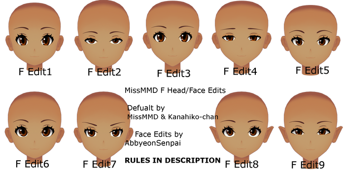 MissMMD F Face/Head Edits (Download Moved!)