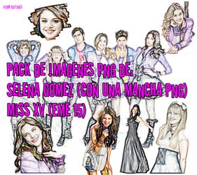 Pack PNG de: Selena Gomez y Miss XV (Eme 15)