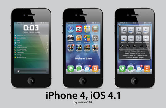 iPhone 4, iOS 4.1, v2