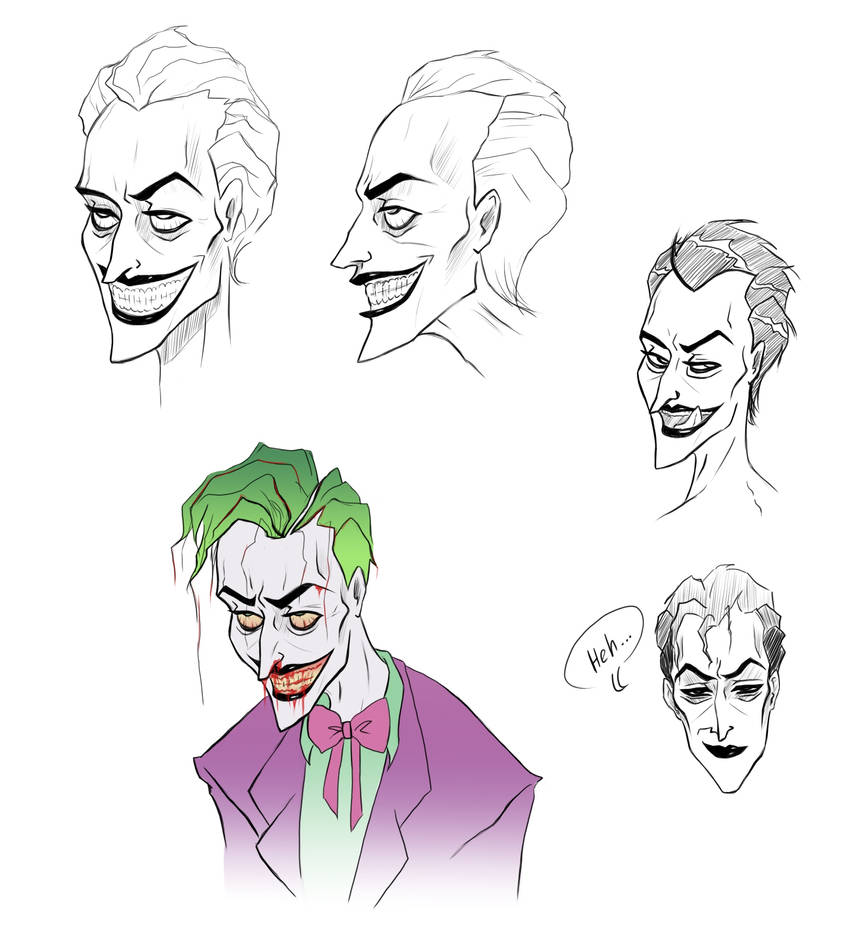 Joker Sketches by J0801 on DeviantArt