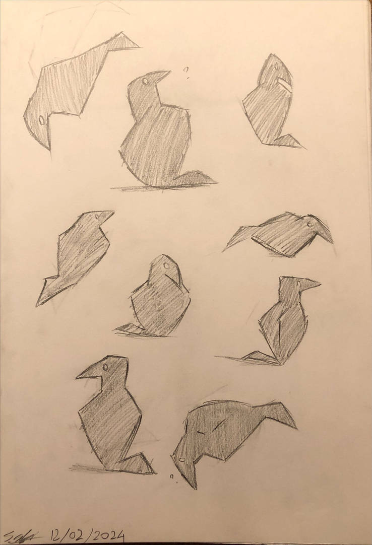 Raven study by Sabi10 on DeviantArt