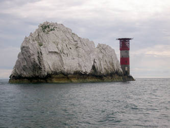 lighthouse on the needles