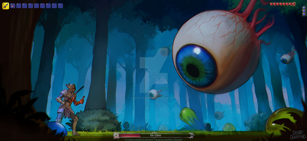 Terraria fanart by DeoxyDiamond on DeviantArt