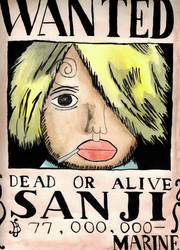 Sanji's Wanted Poster