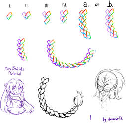 TUTORIAL TINY BRAIDS